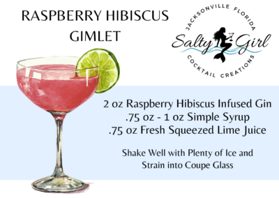 Raspberry hibiscus Gin